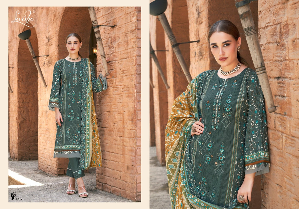 Levisha Madhubala Vol 17 Cotton Dress Material - Amrah Wholesale