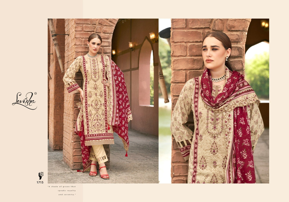 Levisha Madhubala Vol 17 Cotton Dress Material - Amrah Wholesale