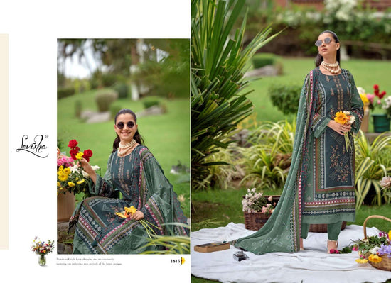 Levisha Madhubala Vol 18 Cambric Lawn Cotton Salwar Suit Set - Amrah Wholesale