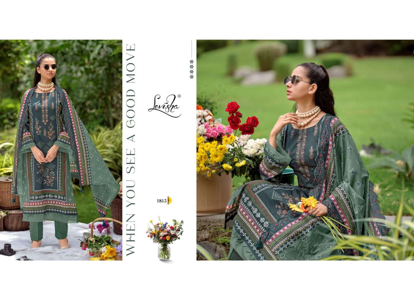 Levisha Madhubala Vol 18 Cambric Lawn Cotton Salwar Suit Set - Amrah Wholesale