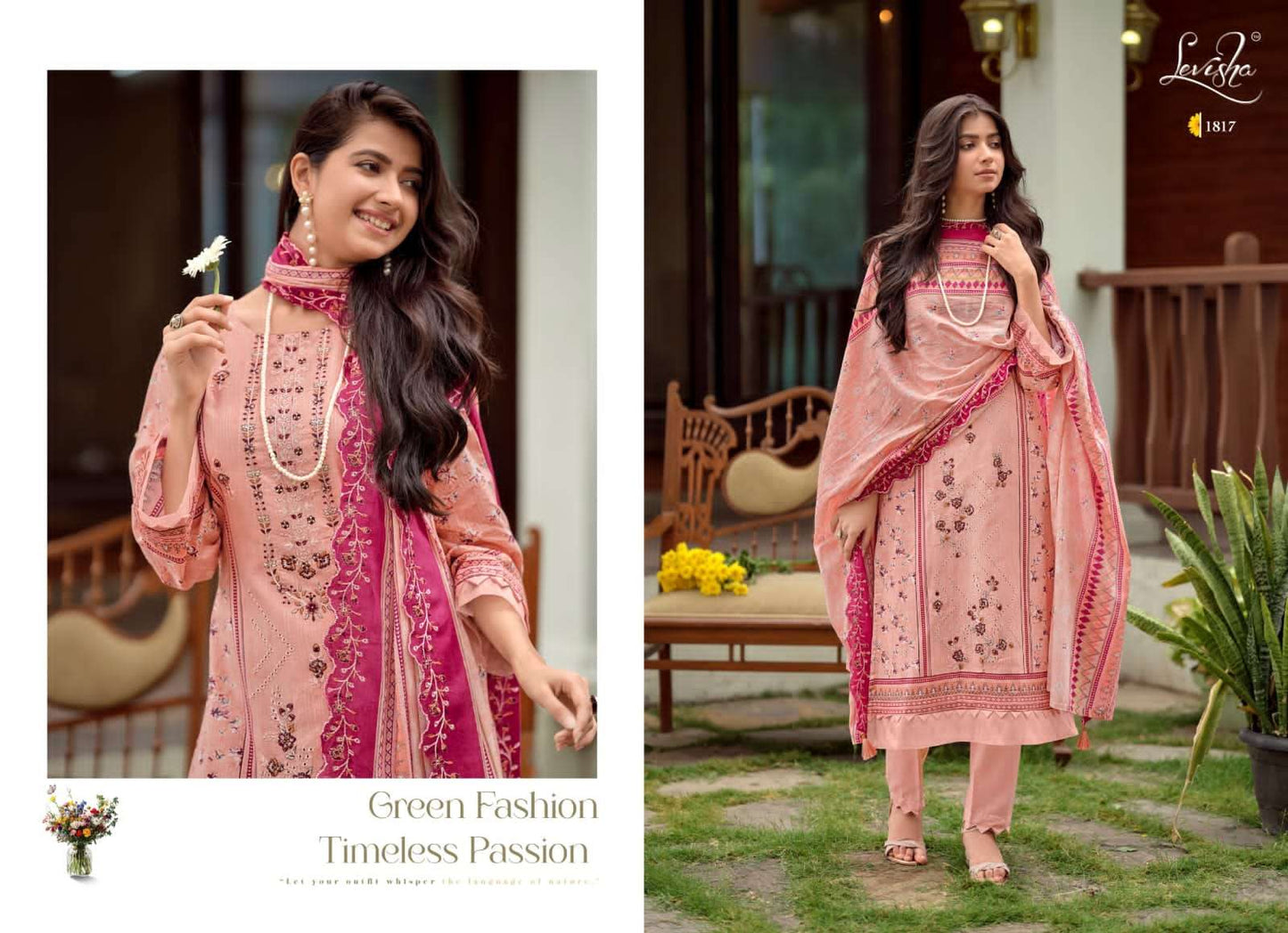 Levisha Madhubala Vol 18 Cambric Lawn Cotton Salwar Suit Set - Amrah Wholesale