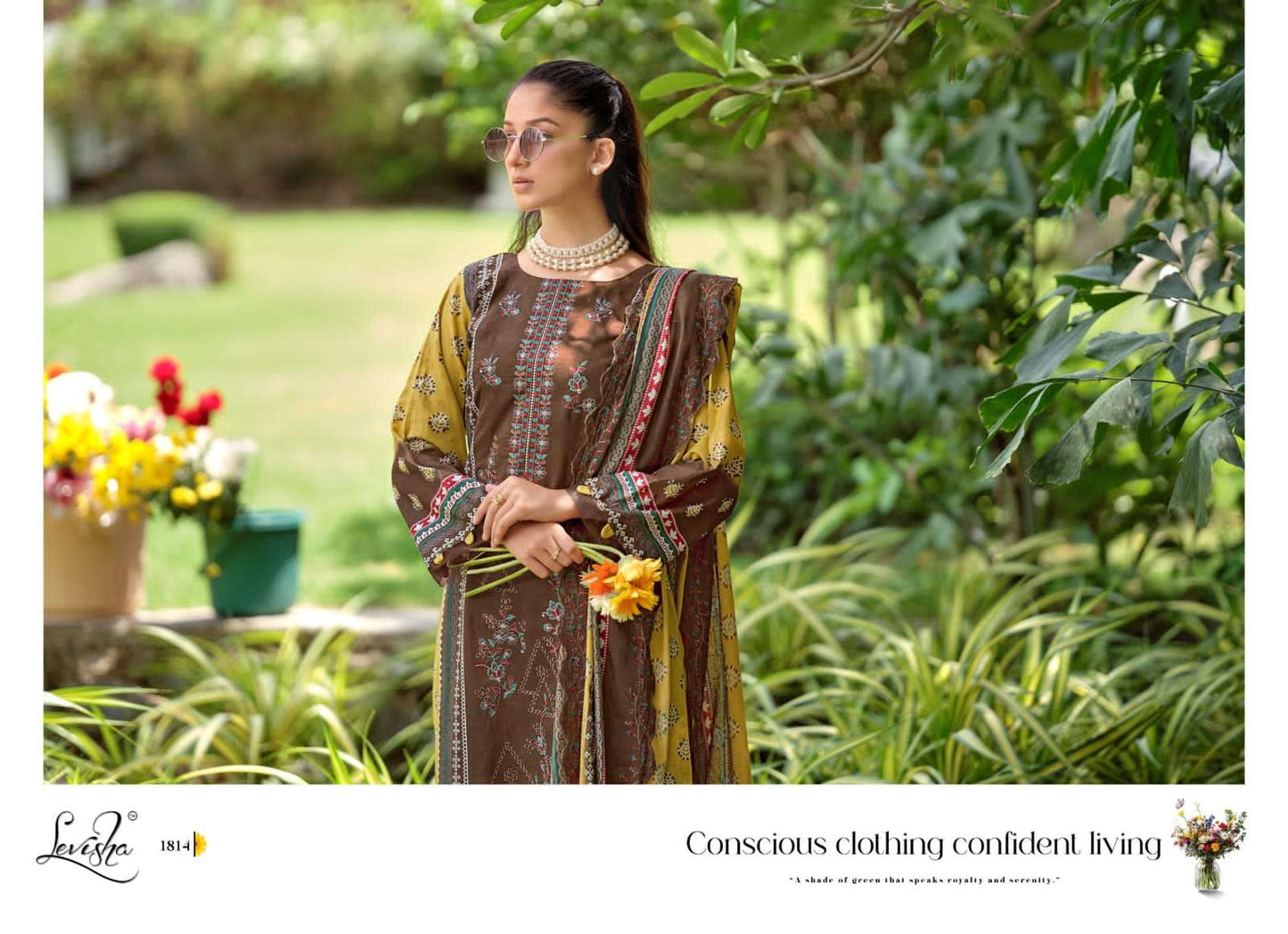 Levisha Madhubala Vol 18 Cambric Lawn Cotton Salwar Suit Set - Amrah Wholesale