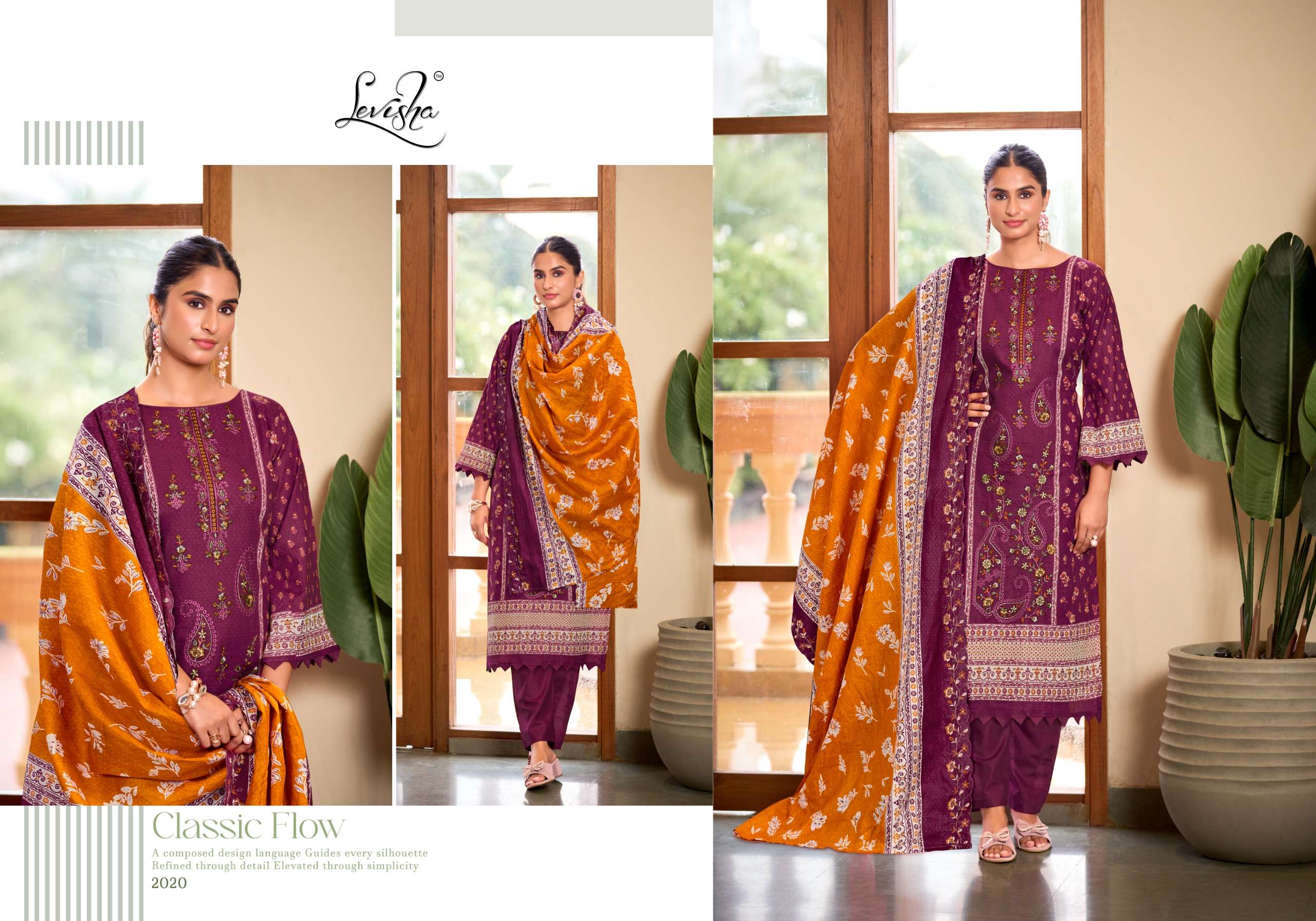 Levisha Madhubala Vol 20 Cambric Lawn Cotton Pakistani Suit