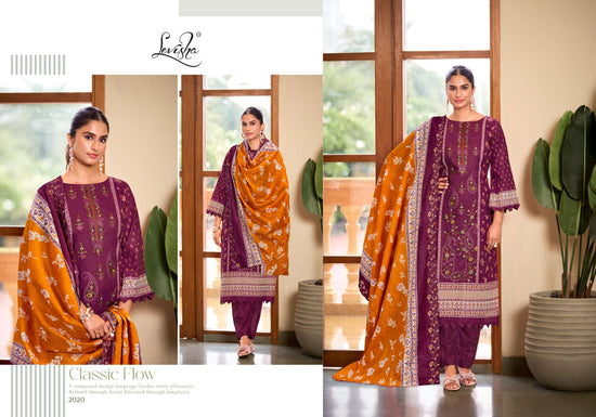 Levisha Madhubala Vol 20 Cambric Lawn Cotton Pakistani Suit
