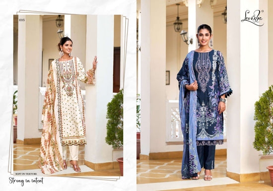 Levisha Mehfuz Nx Cambric Lawn Cotton Pakistani Suit