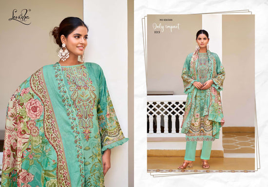 Levisha Mehfuz Nx Cambric Lawn Cotton Pakistani Suit
