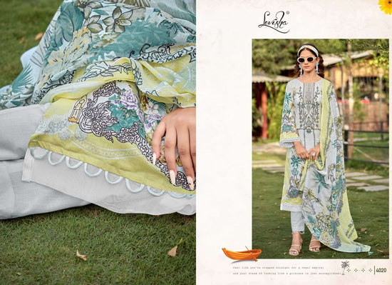 Levisha Muskan Vol 4 Cambric Cotton Embroidered Pakistani Suit - Amrah Wholesale