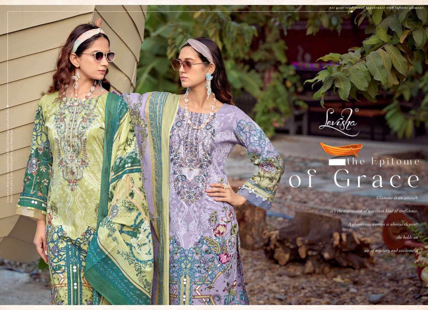 Levisha Muskan Vol 4 Cambric Cotton Embroidered Pakistani Suit - Amrah Wholesale