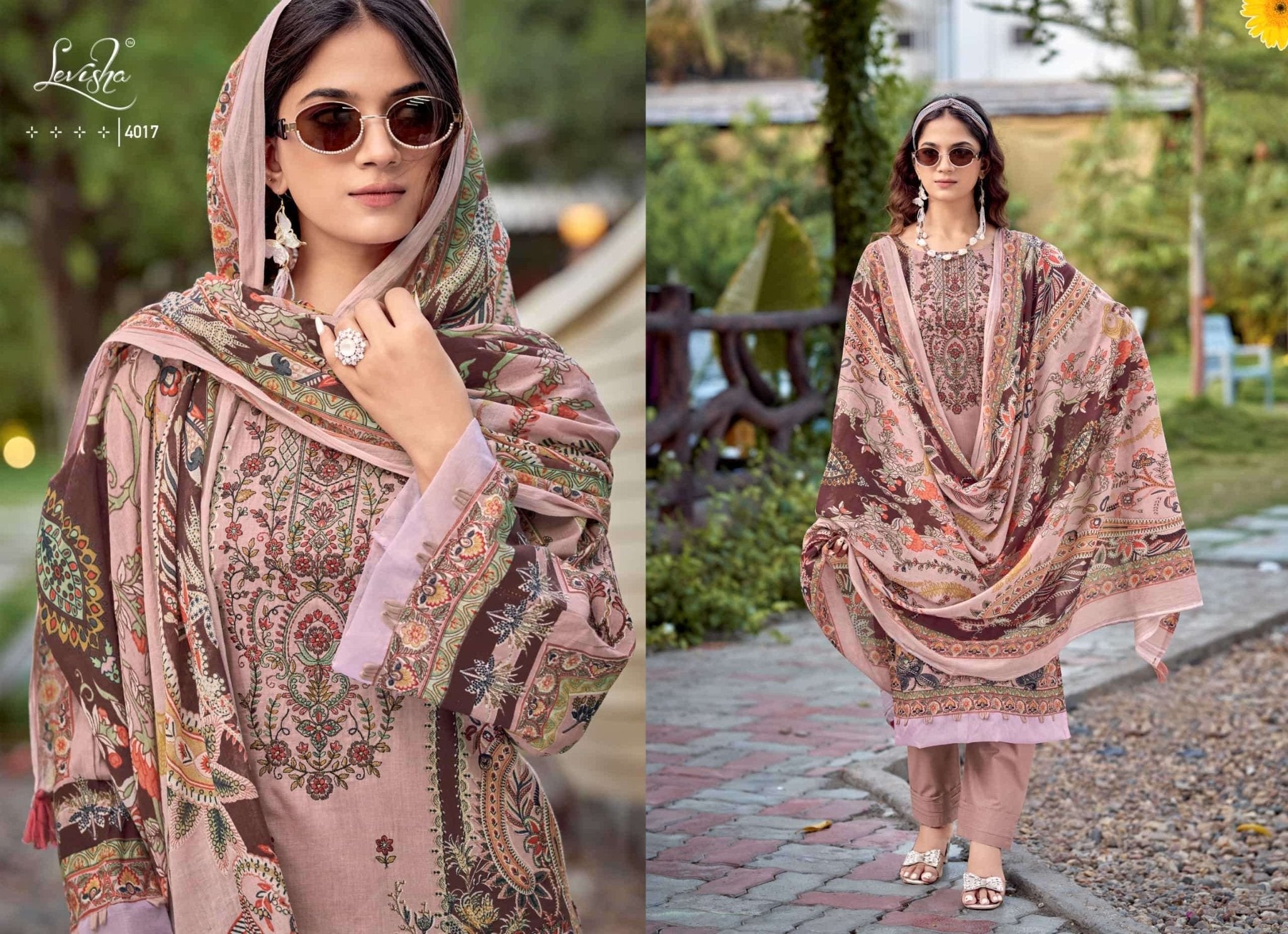 Levisha Muskan Vol 4 Cambric Cotton Embroidered Pakistani Suit - Amrah Wholesale