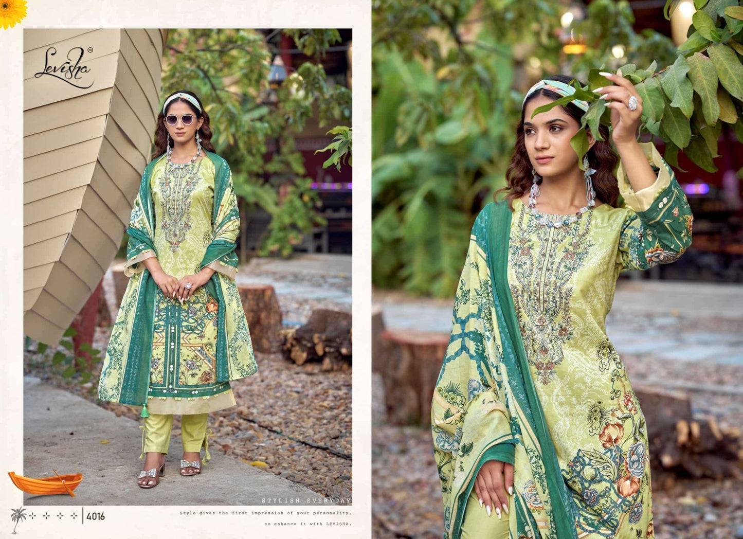 Levisha Muskan Vol 4 Cambric Cotton Embroidered Pakistani Suit - Amrah Wholesale