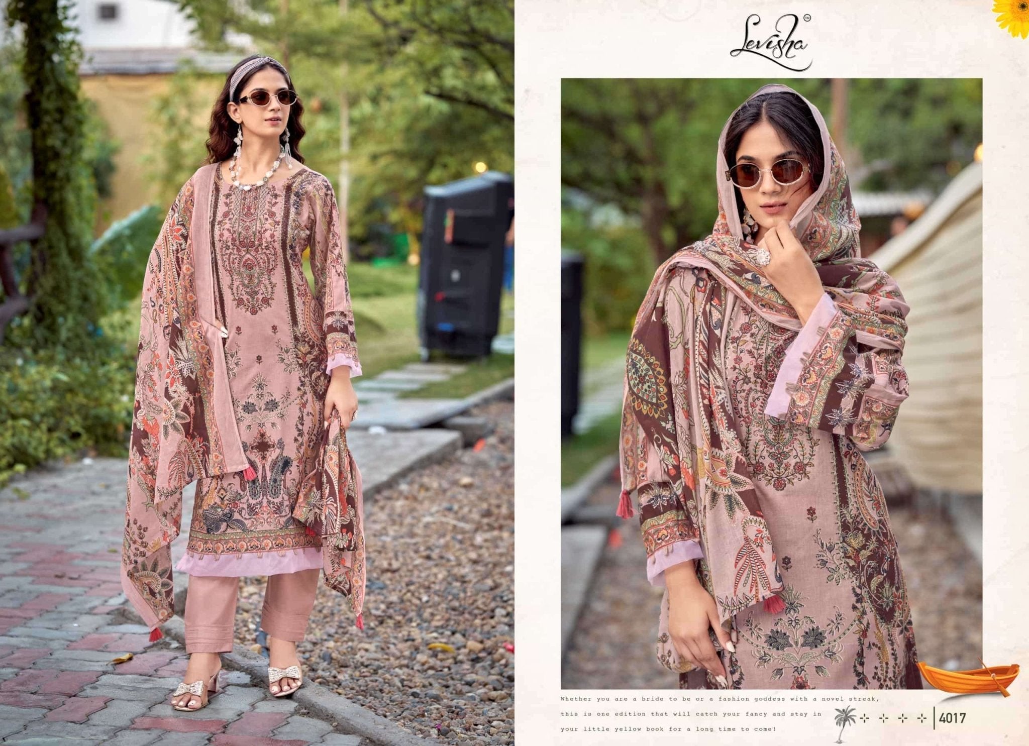 Levisha Muskan Vol 4 Cambric Cotton Embroidered Pakistani Suit - Amrah Wholesale