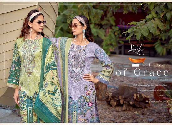 Levisha Muskan Vol 4 Cambric Cotton Embroidered Pakistani Suit