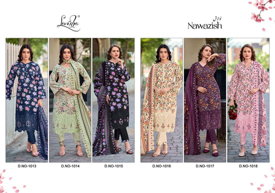 Levisha Nawazish Cambric Lawn Cotton Pakistani Suit