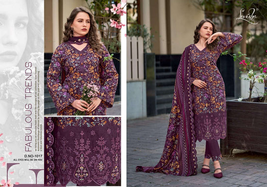 Levisha Nawazish Cambric Lawn Cotton Pakistani Suit