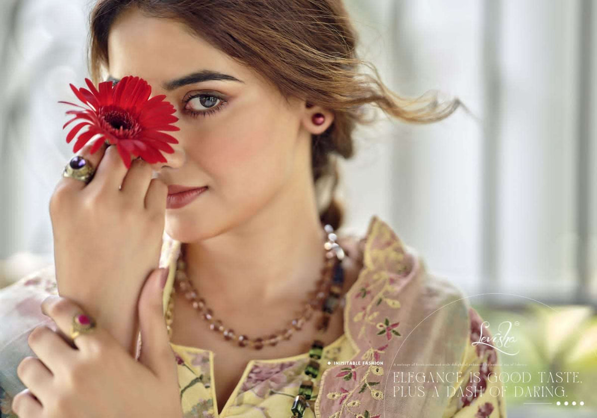 Levisha Nawazish Vol 2 Lawn Cotton Unstitched Pakistani Suit - Amrah Wholesale