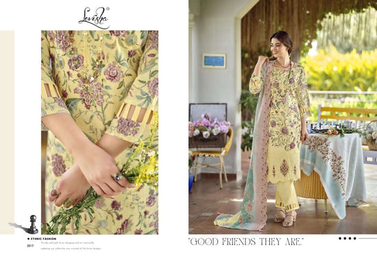 Levisha Nawazish Vol 2 Lawn Cotton Unstitched Pakistani Suit - Amrah Wholesale