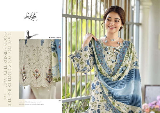 Levisha Nawazish Vol 2 Lawn Cotton Unstitched Pakistani Suit - Amrah Wholesale