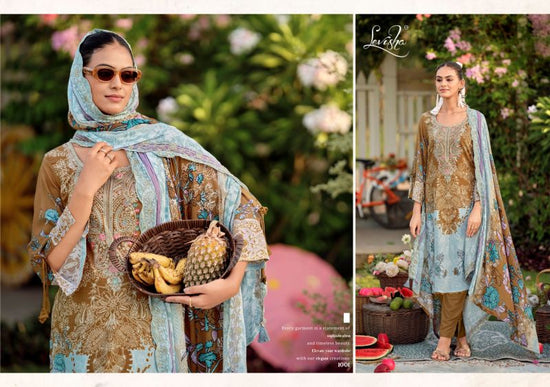 Levisha Needal Wonder Nx 3 Viscose Rayon Printed Dress Material