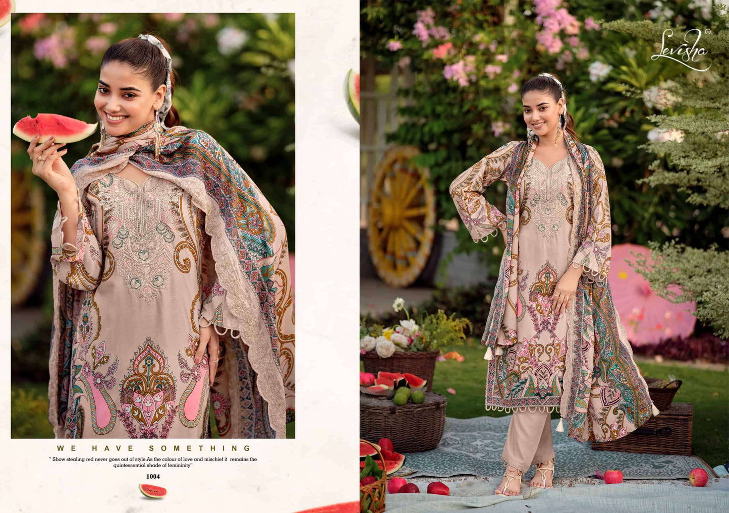 Levisha Needal Wonder Nx Vol 3 Rayon Viscose Pakistani Style Embroidered Salwar Suit Set
