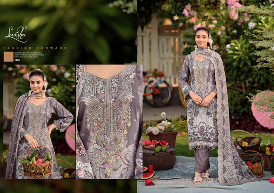 Levisha Needal Wonder Nx Vol 3 Rayon Viscose Pakistani Style Embroidered Salwar Suit Set