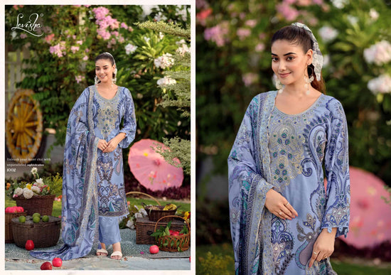 Levisha Needal Wonder Nx Vol 3 Rayon Viscose Pakistani Style Embroidered Salwar Suit Set