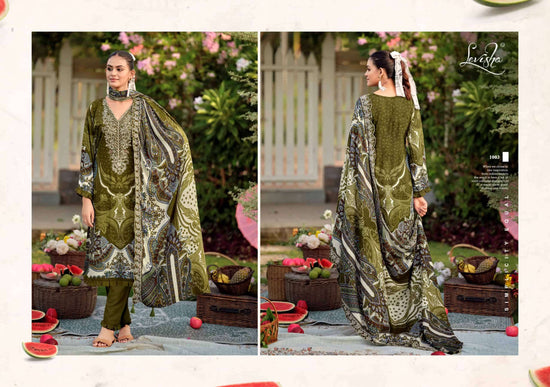 Levisha Needal Wonder Nx Vol 3 Rayon Viscose Pakistani Style Embroidered Salwar Suit Set