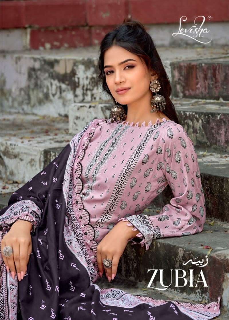 Levisha Zubia Cotton Pakistani Suit - Amrah Wholesale