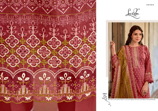 Levisha Zubia Cotton Pakistani Suit - Amrah Wholesale