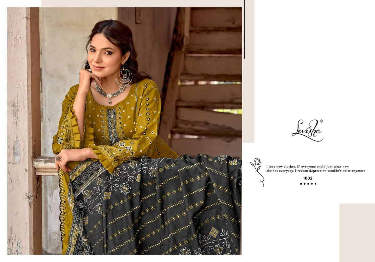 Levisha Zubia Cotton Pakistani Suit - Amrah Wholesale