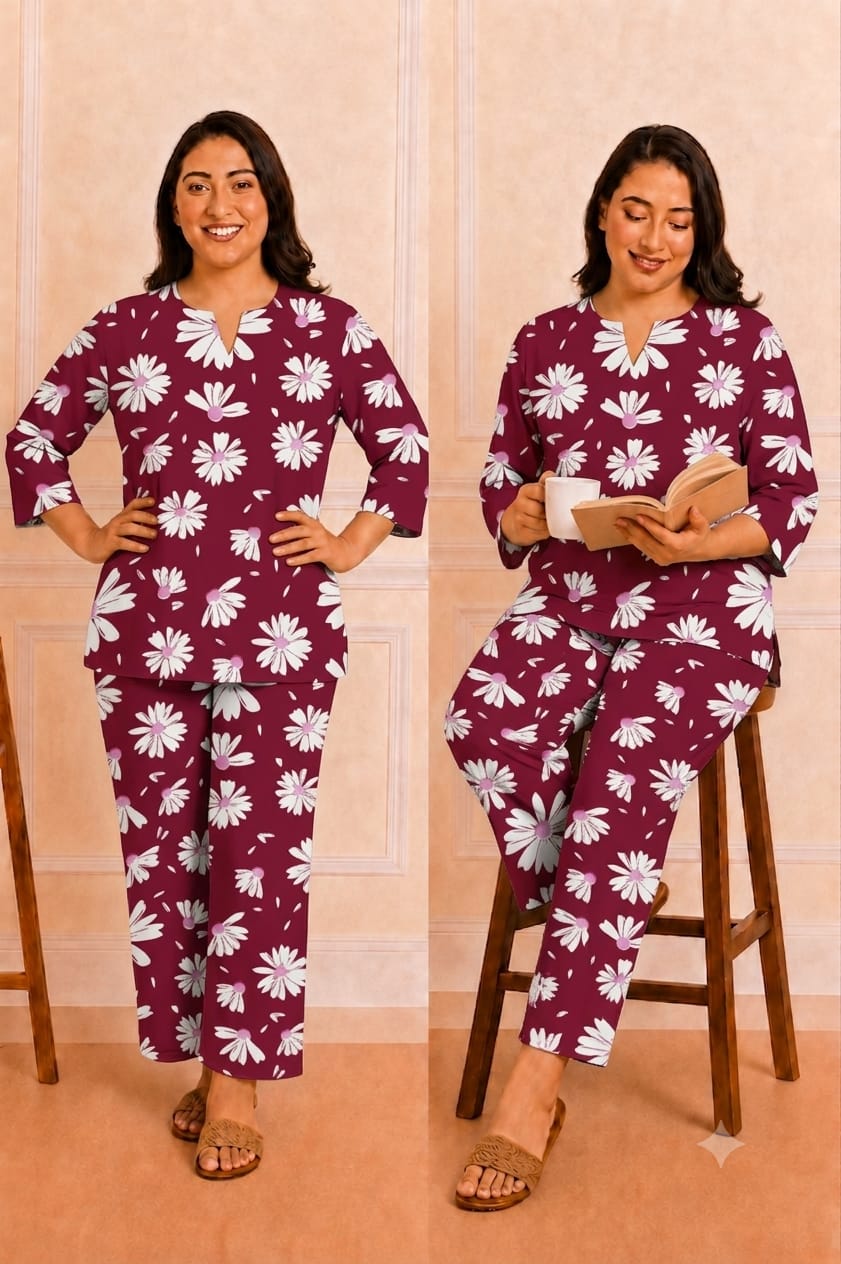 Lrc 12 Rayon Printed Co-Ord Set - Amrah Wholesale