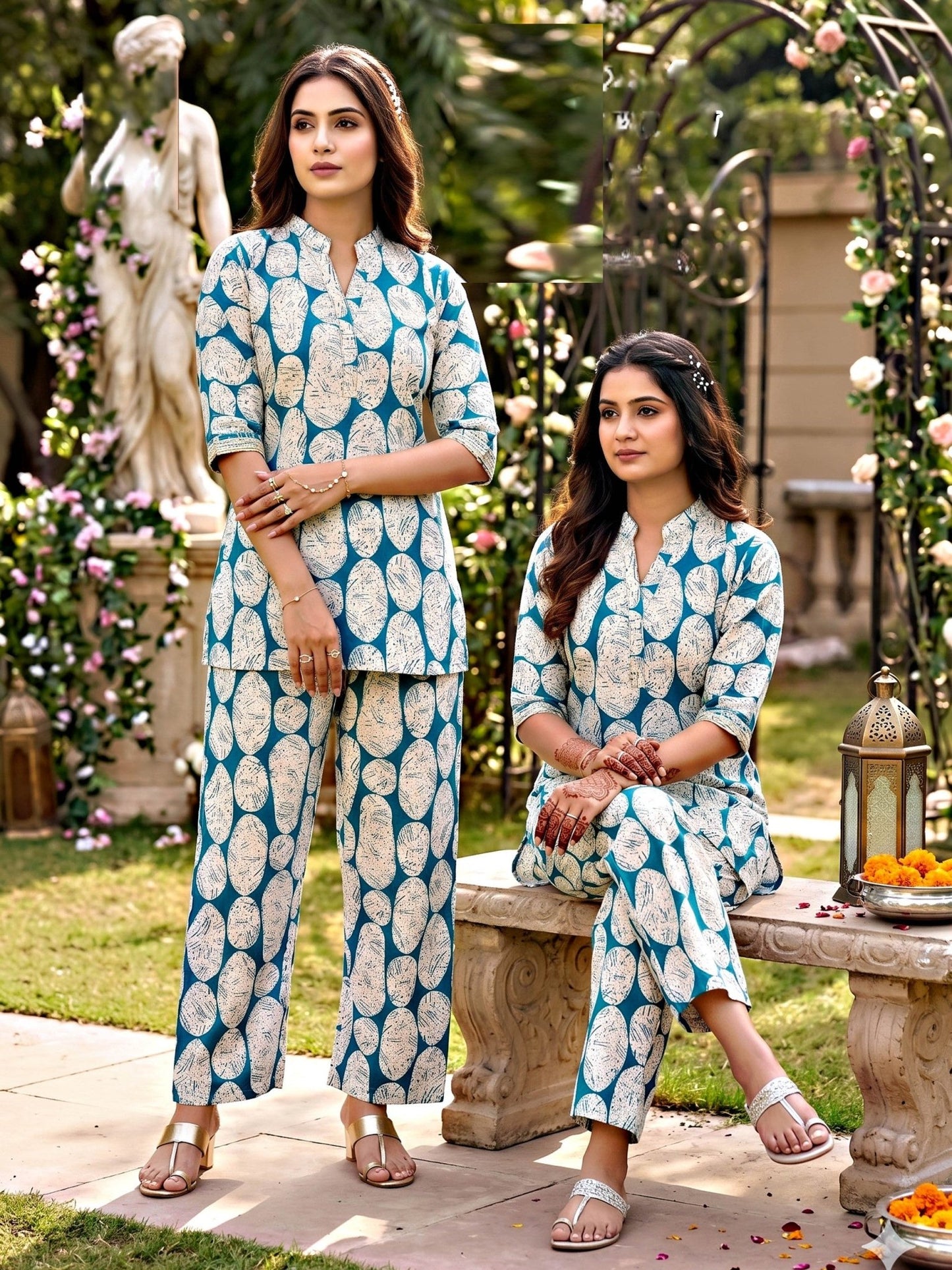 Lrc 12 Rayon Printed Co-Ord Set - Amrah Wholesale