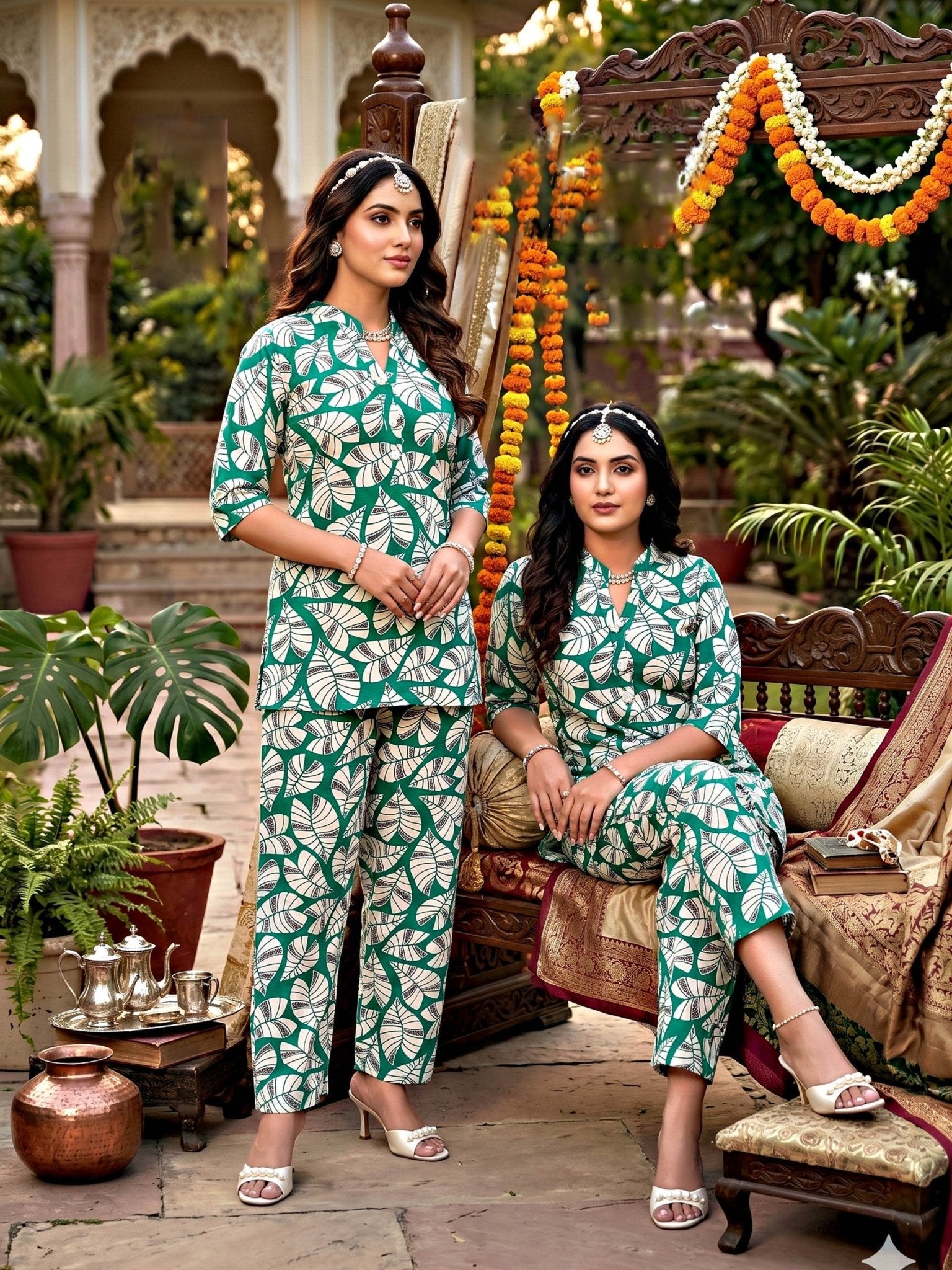 Lrc 12 Rayon Printed Co-Ord Set - Amrah Wholesale