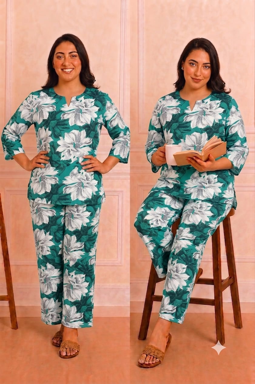 Lrc 12 Rayon Printed Co-Ord Set - Amrah Wholesale
