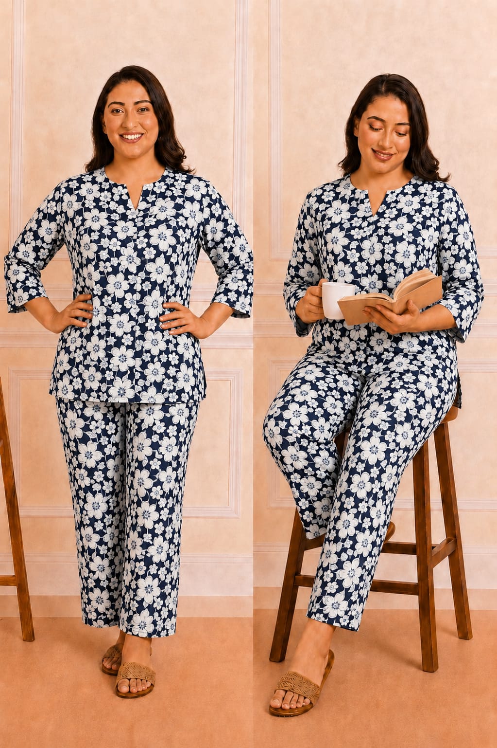 Lrc 12 Rayon Printed Co-Ord Set - Amrah Wholesale