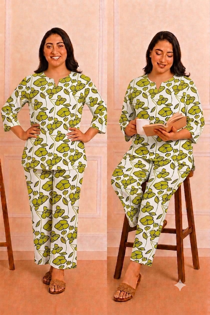 Lrc 12 Rayon Printed Co-Ord Set - Amrah Wholesale
