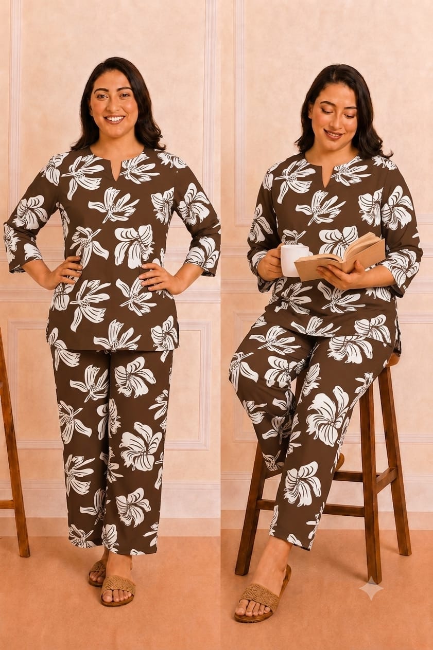 Lrc 12 Rayon Printed Co-Ord Set - Amrah Wholesale