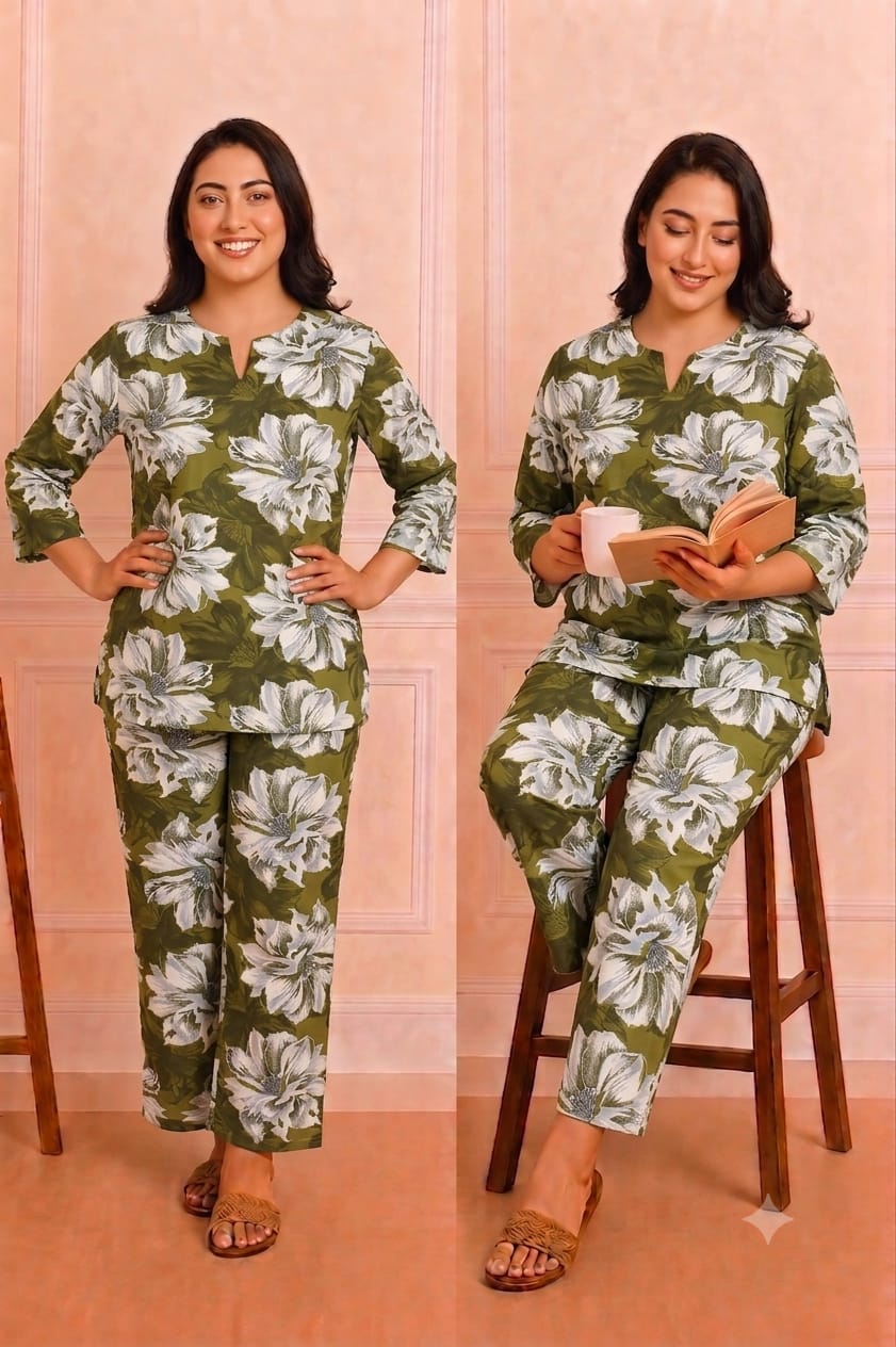 Lrc 12 Rayon Printed Co-Ord Set - Amrah Wholesale