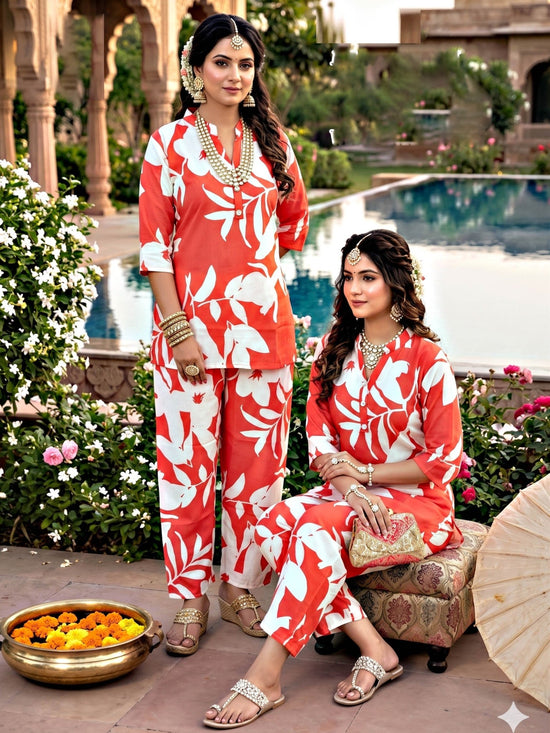 Lrc 12 Rayon Printed Co-Ord Set - Amrah Wholesale