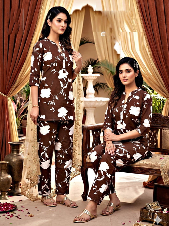 Lrc 12 Rayon Printed Co-Ord Set - Amrah Wholesale