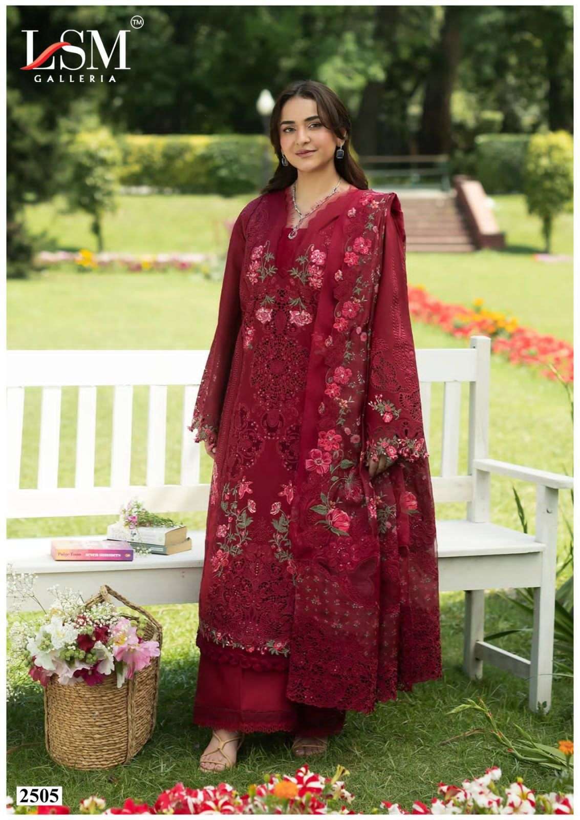 LSM Fabrics Parian Dream Vol 25 Heavy Lawn Pakistani Suit