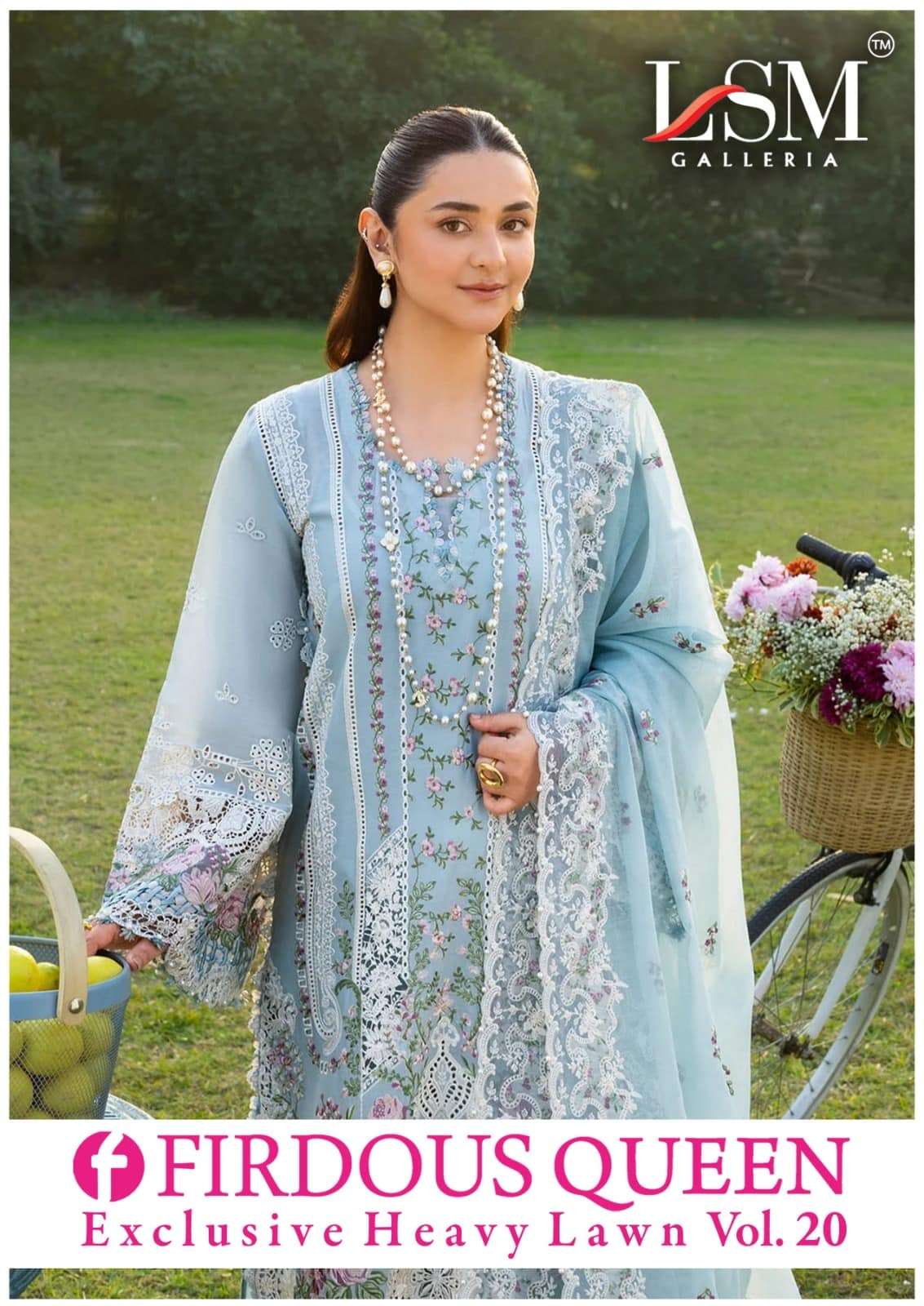 Lsm Firdous Queen Vol 20 Ready-Made Karachi Cotton Pakistani Suit Set - Amrah Wholesale