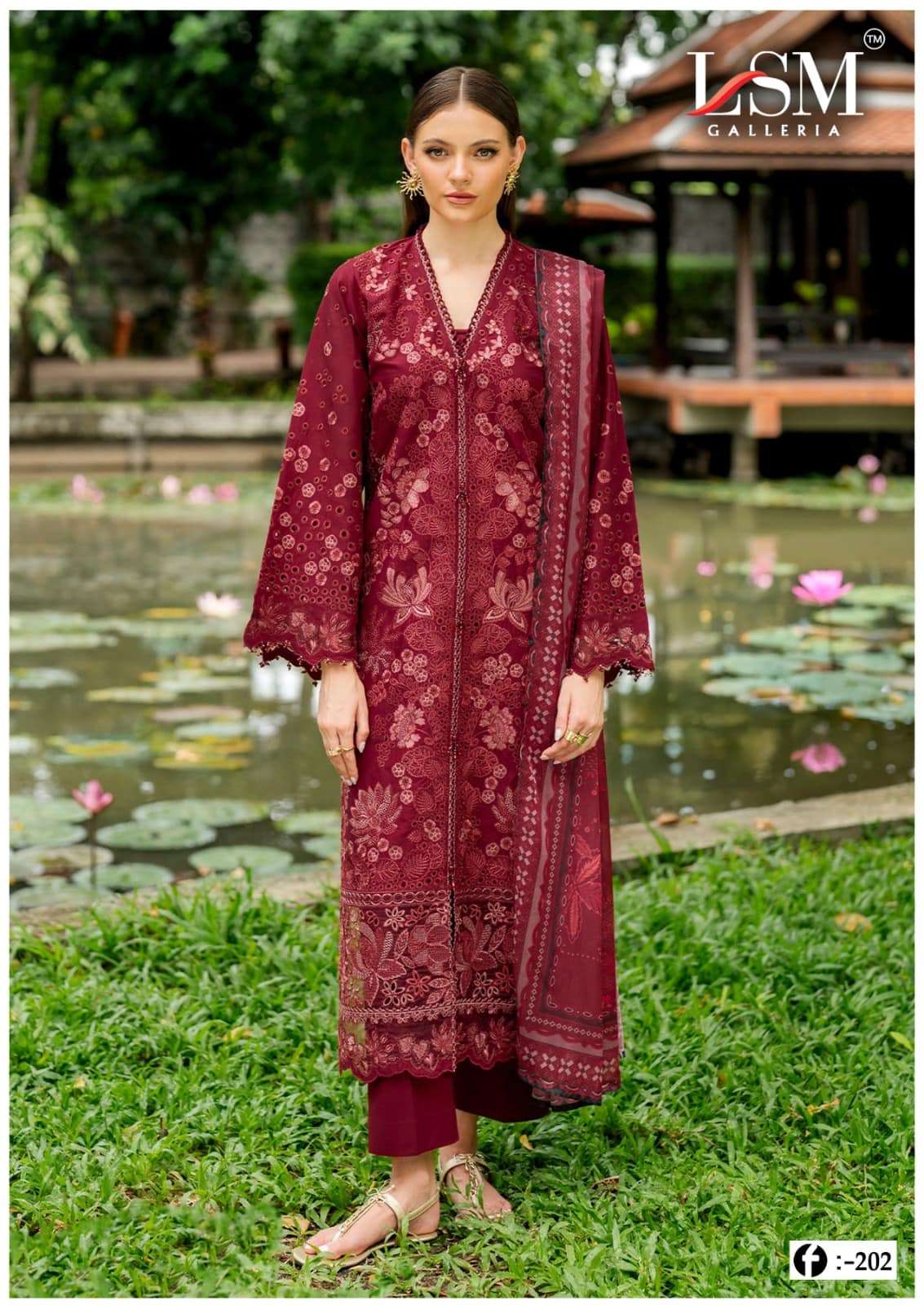 Lsm Firdous Queen Vol 20 Ready-Made Karachi Cotton Pakistani Suit Set - Amrah Wholesale
