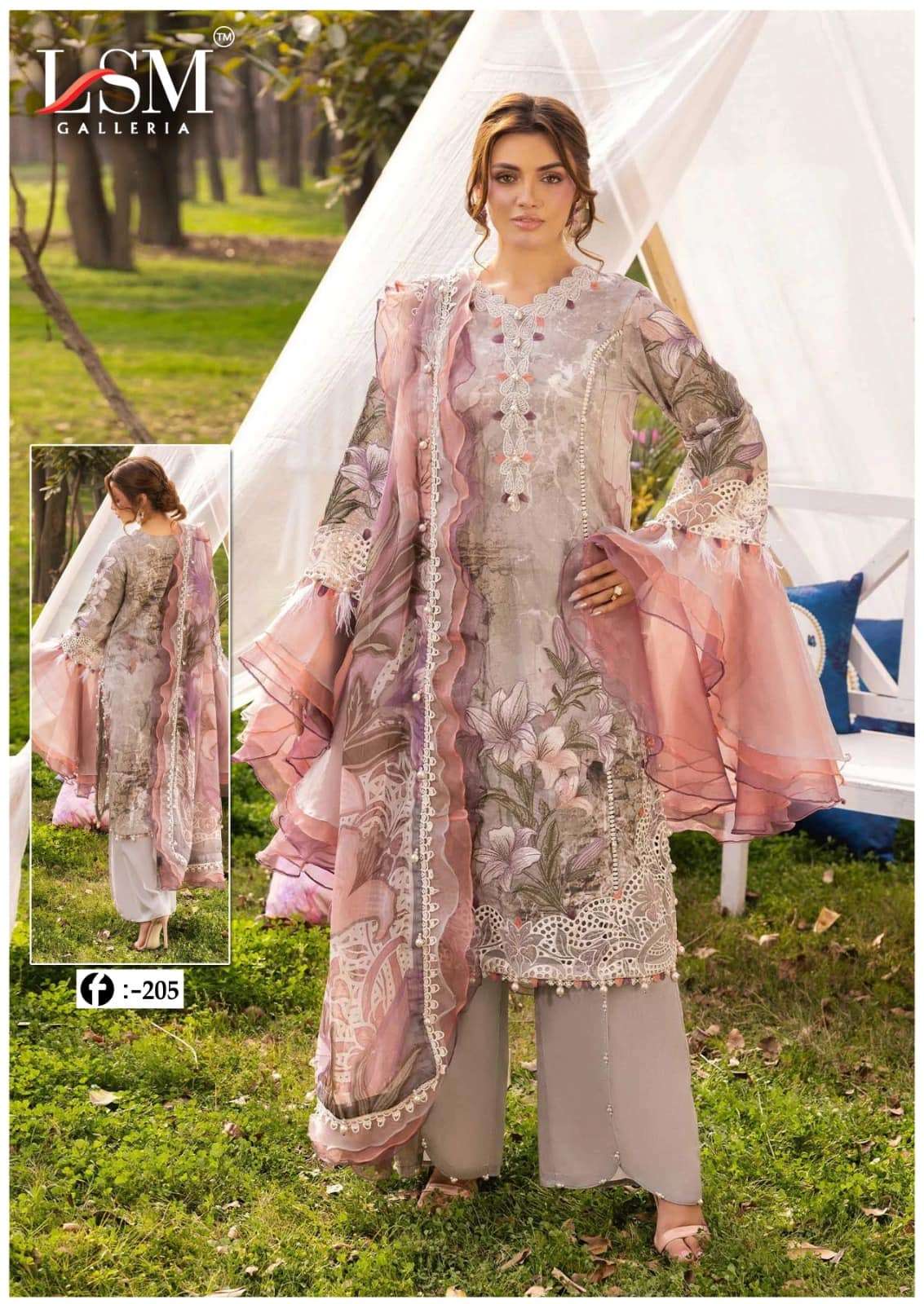 Lsm Firdous Queen Vol 20 Ready-Made Karachi Cotton Pakistani Suit Set - Amrah Wholesale