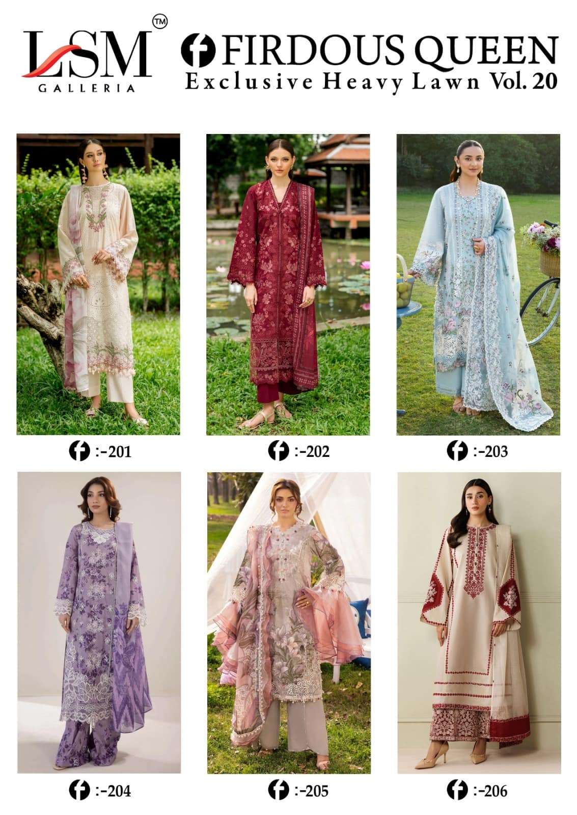 Lsm Firdous Queen Vol 20 Ready-Made Karachi Cotton Pakistani Suit Set - Amrah Wholesale