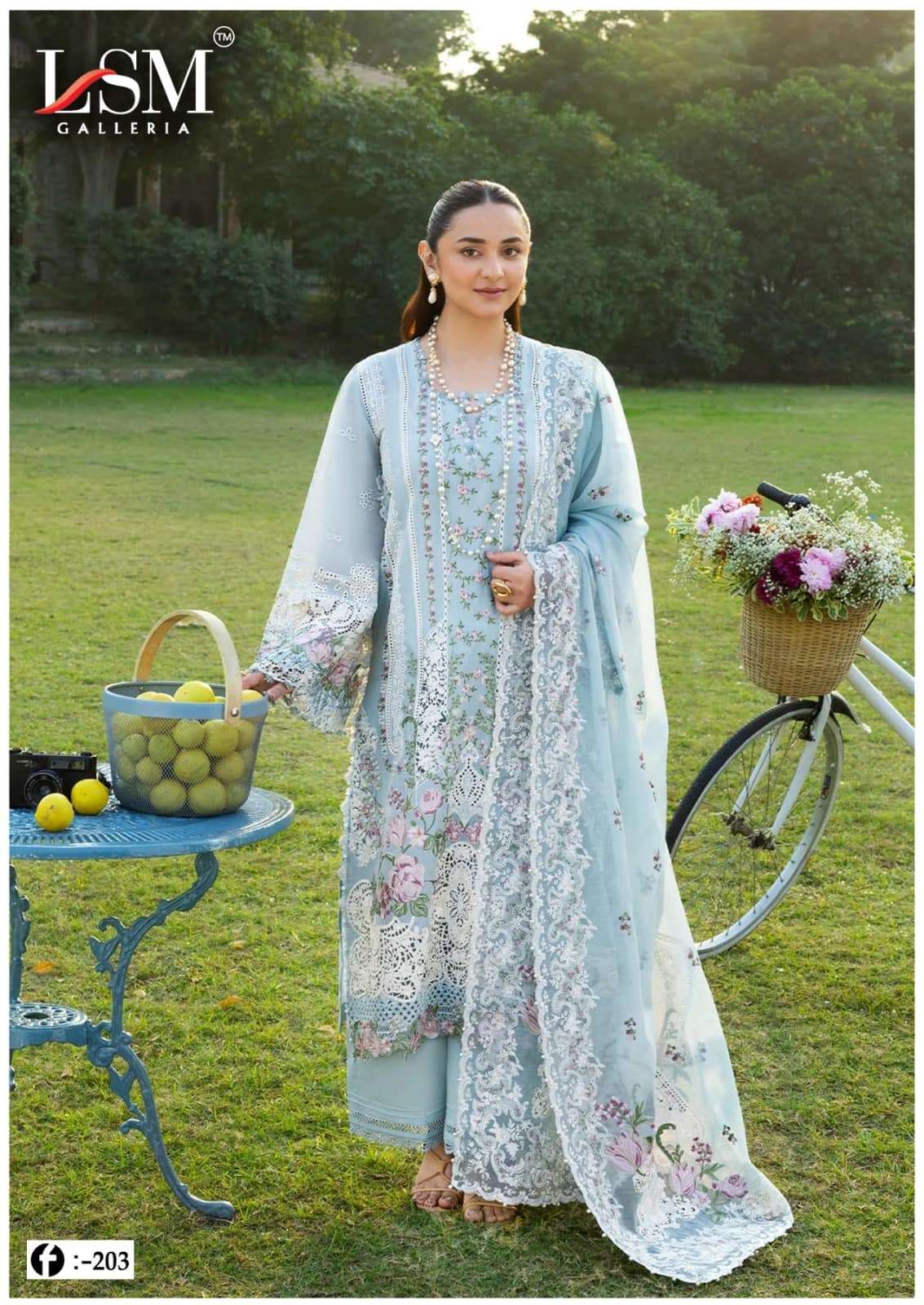 Lsm Firdous Queen Vol 20 Ready-Made Karachi Cotton Pakistani Suit Set - Amrah Wholesale