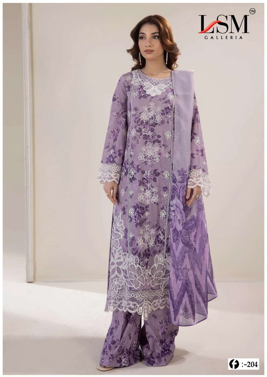 Lsm Firdous Queen Vol 20 Ready-Made Karachi Cotton Pakistani Suit Set - Amrah Wholesale