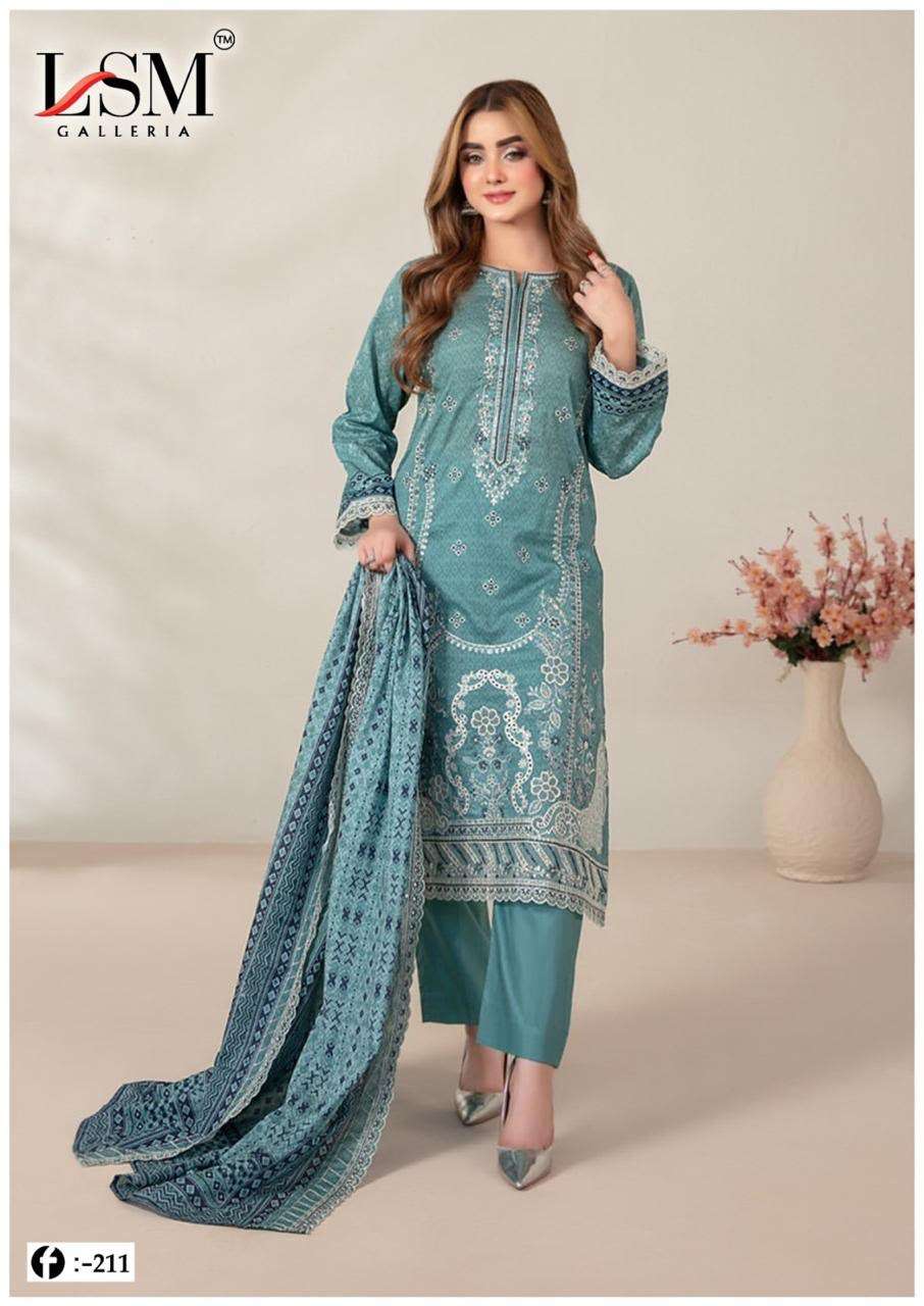 LSM GALLERIA FIRDOUS QUEEN VOL-21 Lawn Printed Pakistani Suit
