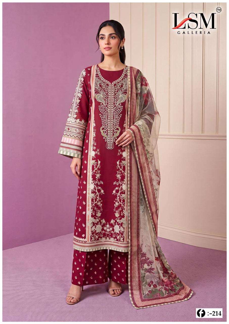 LSM GALLERIA FIRDOUS QUEEN VOL-21 Lawn Printed Pakistani Suit