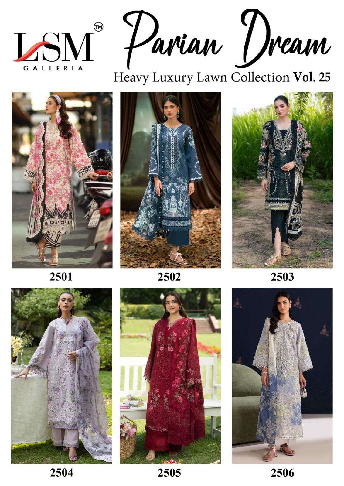 LSM GALLERIA PARIAN DREAM VOL-25 Cotton Printed Pakistani Suit