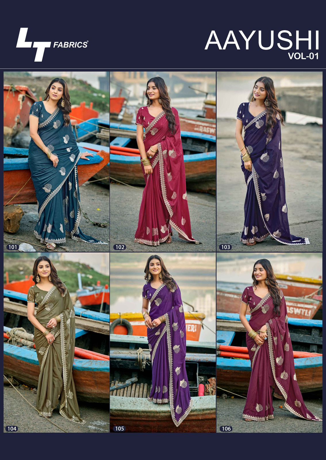 LT Fabrics Lt Aayushi Vol 1 PN Soft Silk Saree